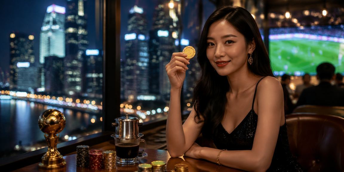 Người chơi cá cược bóng đá tại Hà Nội bên tách cà phê buổi sáng