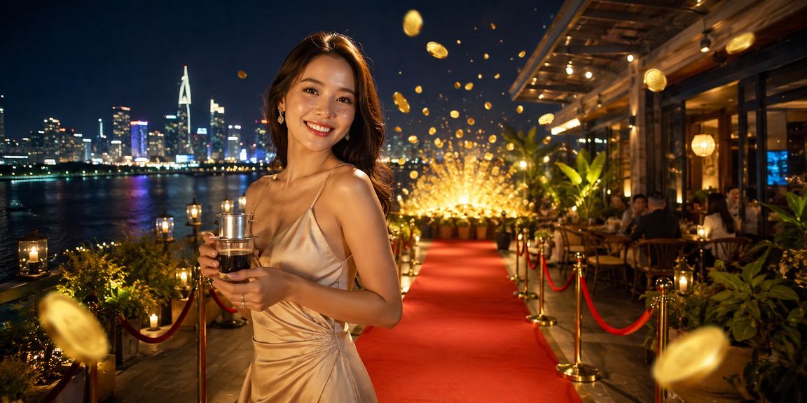 Người dùng Sài Gòn thưởng thức cà phê và khám phá nền tảng 1887 trên điện thoại